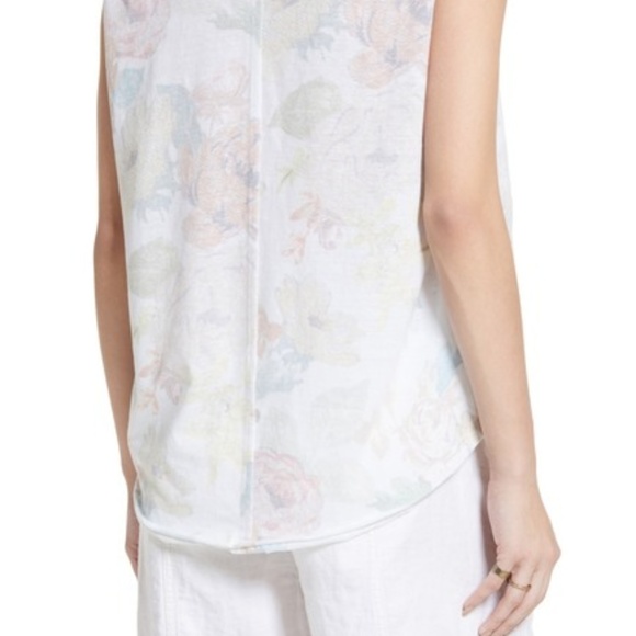 NWT Free People Gardenia Hi-Lo Tee - Picture 7 of 7